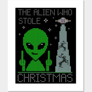 The Alien Who Stole Christmas Posters and Art